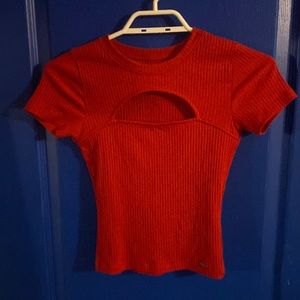 Hollister crop baby tee
